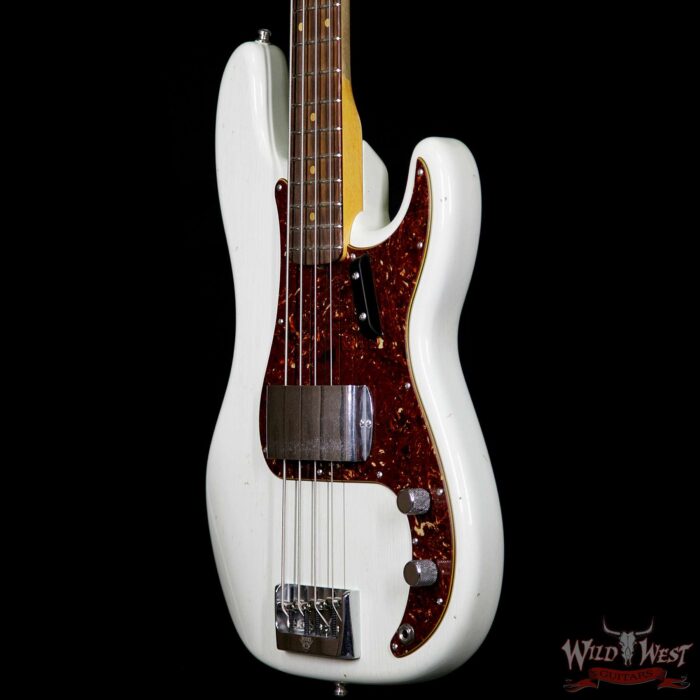 2018 NAMM Fender Custom Shop Postmodern Bass Precision Bass with Jazz Bass Neck Journeyman Relic Desert Tan - Image 2