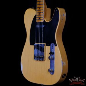 Fender Custom Shop Limited Edition 70th Anniversary Broadcaster (Telecaster) Relic Nocaster Blonde R102607 - Image 2