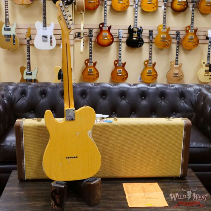 Fender Custom Shop Limited Edition 70th Anniversary Broadcaster (Telecaster) Relic Nocaster Blonde R102607 - Image 9