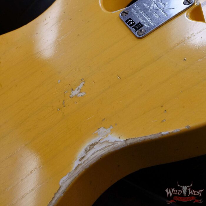 Fender Custom Shop Limited Edition 70th Anniversary Broadcaster (Telecaster) Relic Nocaster Blonde R102607 - Image 12