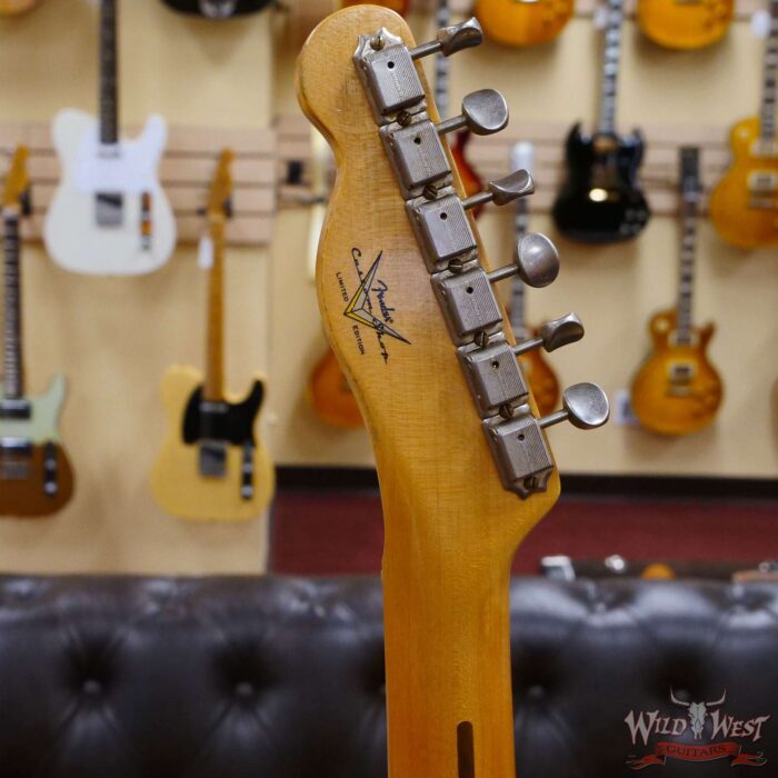 Fender Custom Shop Limited Edition 70th Anniversary Broadcaster (Telecaster) Relic Nocaster Blonde R102607 - Image 10