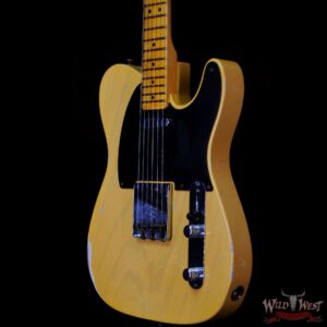 Fender Custom Shop Limited Edition 70th Anniversary Broadcaster (Telecaster) Relic Nocaster Blonde R108954 - Image 2