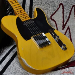 Fender Custom Shop Limited Edition 70th Anniversary Broadcaster (Telecaster) Relic Nocaster Blonde R108954 - Image 8