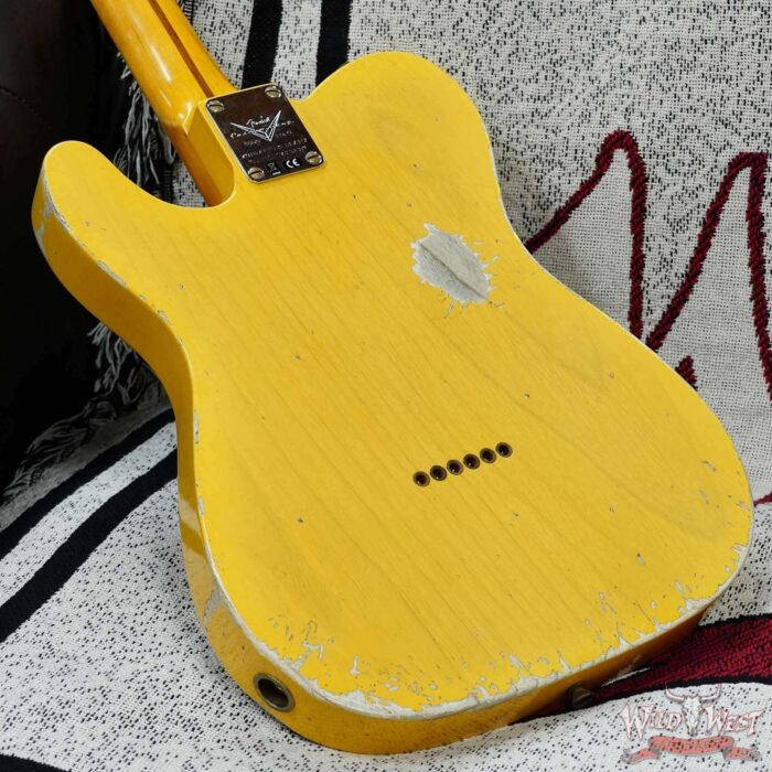 Fender Custom Shop Limited Edition 70th Anniversary Broadcaster (Telecaster) Relic Nocaster Blonde 7.50 LBS - Image 12