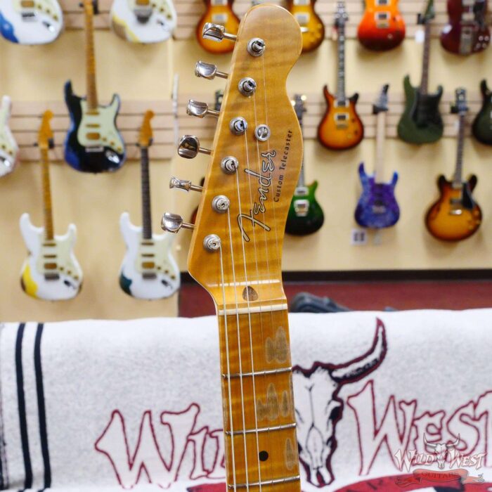 Fender Custom Shop Limited Edition ‘50s Telecaster Flame Maple Neck Hand-Wound Journeyman Relic 2 Tone Sunburst - Image 7