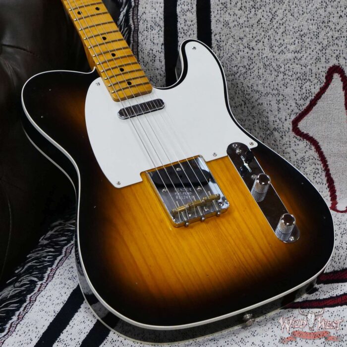 Fender Custom Shop Limited Edition ‘50s Telecaster Flame Maple Neck Hand-Wound Journeyman Relic 2 Tone Sunburst - Image 8