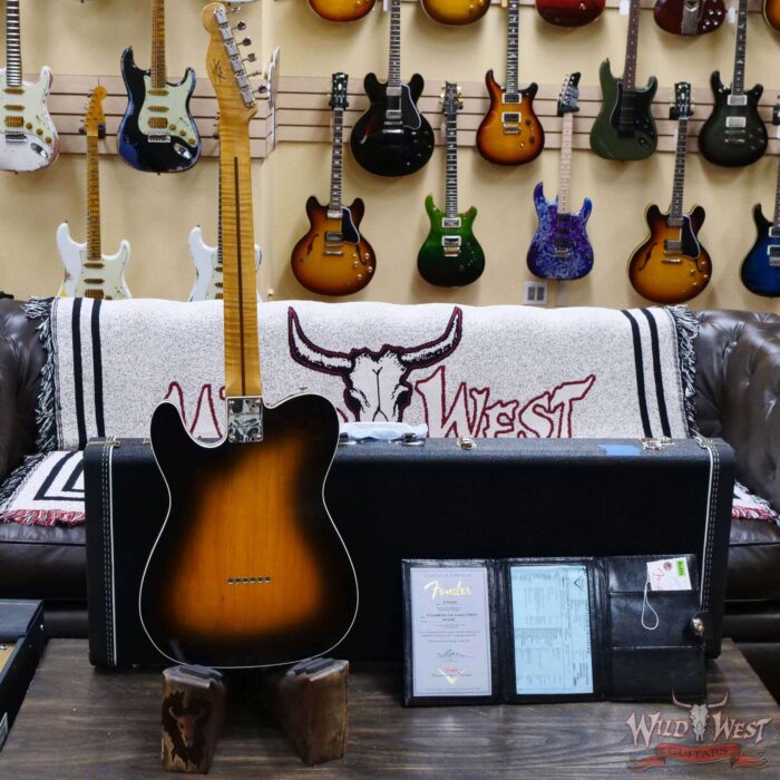 Fender Custom Shop Limited Edition ‘50s Telecaster Flame Maple Neck Hand-Wound Journeyman Relic 2 Tone Sunburst - Image 10