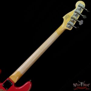 Fender Custom Shop Pino Palladino Signature Precision Bass P-Bass Rosewood Fingerboard Relic Fiesta Red over Desert Sand - Image 5