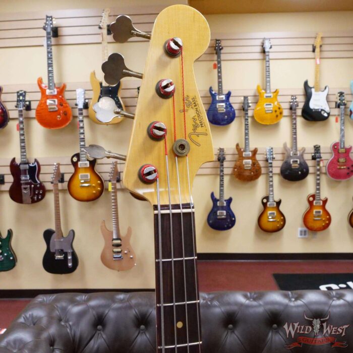Fender Custom Shop Pino Palladino Signature Precision Bass P-Bass Rosewood Fingerboard Relic Fiesta Red over Desert Sand - Image 7