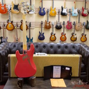 Fender Custom Shop Pino Palladino Signature Precision Bass P-Bass Rosewood Fingerboard Relic Fiesta Red over Desert Sand - Image 9