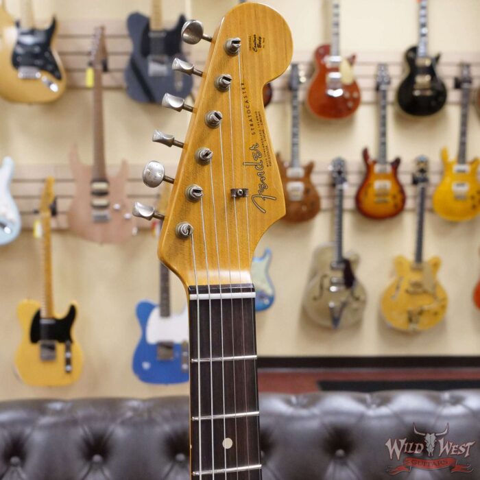Fender Custom Shop 1963 Stratocaster Hand-Wound Pickups Journeyman Relic Vintage White - Image 7