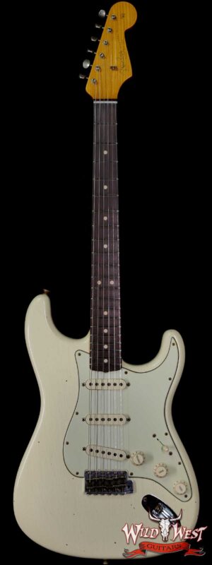 Fender Custom Shop 1963 Stratocaster Hand-Wound Pickups Journeyman Relic Vintage White