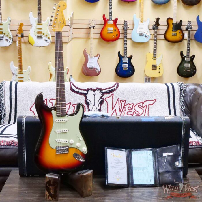 Fender Custom Shop Vintage Custom ‘59 1959 Hardtail Stratocaster Time Capsule Package Chocolate 3-Color Sunburst - Image 6