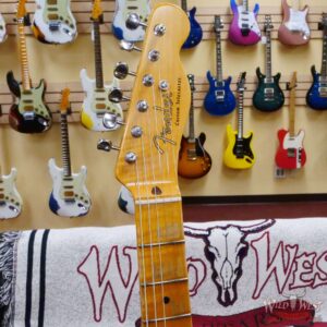 Fender Custom Shop Limited Edition 50’s Telecaster Flame Maple Neck Hand-Wound Journeyman Relic 2 Tone Sunburst - Image 7