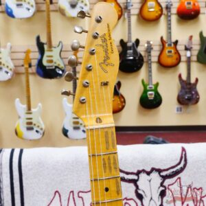 Fender Custom Shop Limited Edition 50s Twisted Telecaster Custom Flame Maple Neck Journeyman Relic Chocolate 3-Color Sunburst - Image 7
