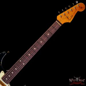 Fender Custom Shop Wild West Black Lightning 2.0 Stratocaster HSS Rosewood Board 22 Frets Heavy Relic 3 Tone Sunburst - Image 4