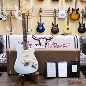 Fender Custom Shop Vintage Custom ‘59 1959 Hardtail Stratocaster Time Capsule Package Faded Aged Sonic Blue 7.25 LBS - Image 6