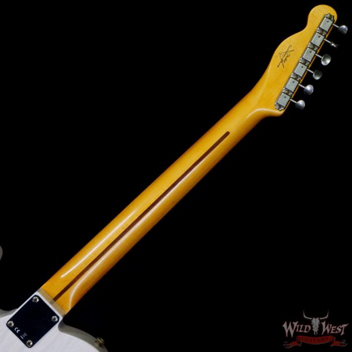 Fender Custom Shop 1952 Ash Telecaster Hand-Wound Pickups Journeyman Relic White Blonde - Image 5