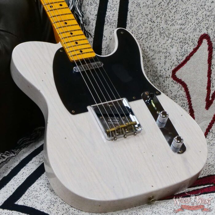 Fender Custom Shop 1952 Ash Telecaster Hand-Wound Pickups Journeyman Relic White Blonde - Image 8