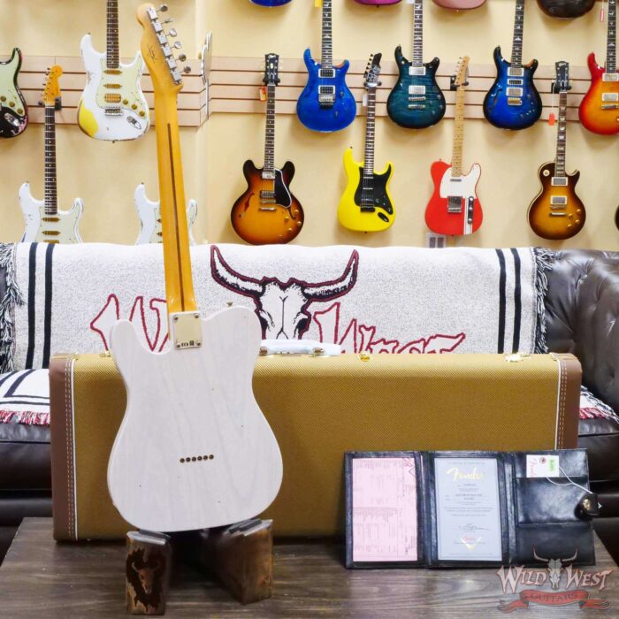 Fender Custom Shop 1952 Ash Telecaster Hand-Wound Pickups Journeyman Relic White Blonde - Image 10