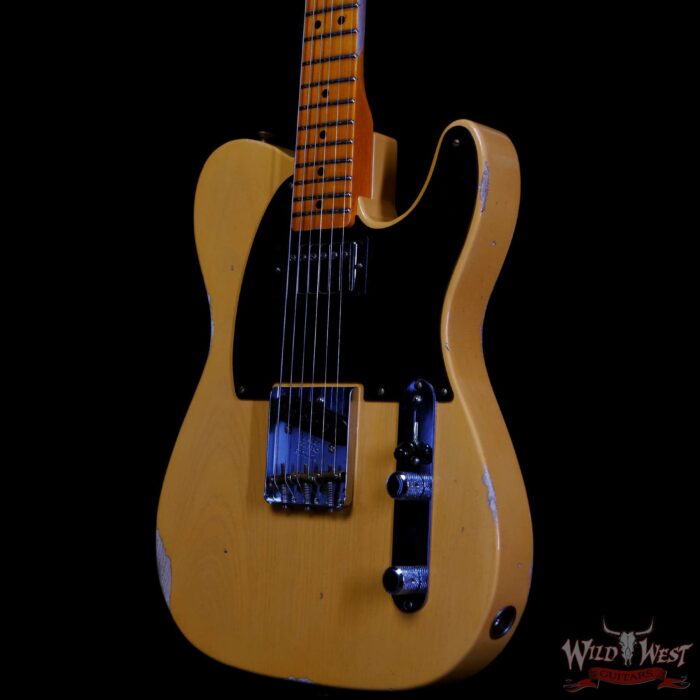Fender Custom Shop Limited Edition 1951 Telecaster HS Relic Aged Nocaster Blonde - Image 2