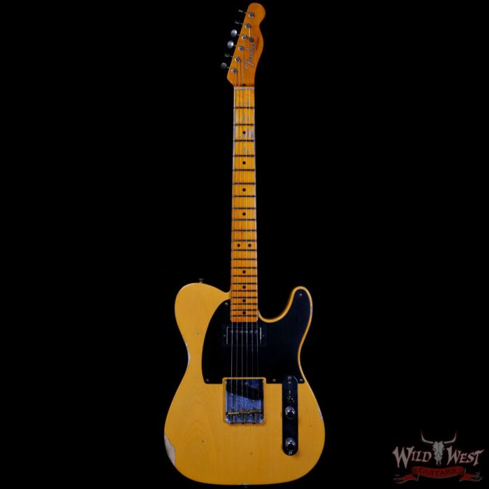 Fender Custom Shop Limited Edition 1951 Telecaster HS Relic Aged Nocaster Blonde - Image 3