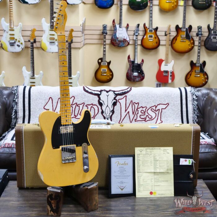 Fender Custom Shop Limited Edition 1951 Telecaster HS Relic Aged Nocaster Blonde - Image 6