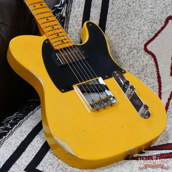 Fender Custom Shop Limited Edition 1951 Telecaster HS Relic Aged Nocaster Blonde - Image 8