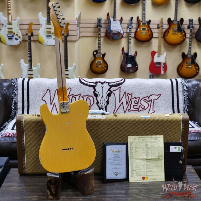 Fender Custom Shop Limited Edition 1951 Telecaster HS Relic Aged Nocaster Blonde - Image 10