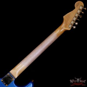 Fender Custom Shop Wild West Guitars 25th Anniversary 1960 Stratocaster Madagascar Rosewood Fretboard Heavy Relic Lake Placid Blue 7.35 LBS - Image 5