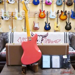 Fender Custom Shop Time Machine 1962 Jazzmaster Hand-Wound Journeyman Relic Super Faded Aged Fiesta Red - Image 9