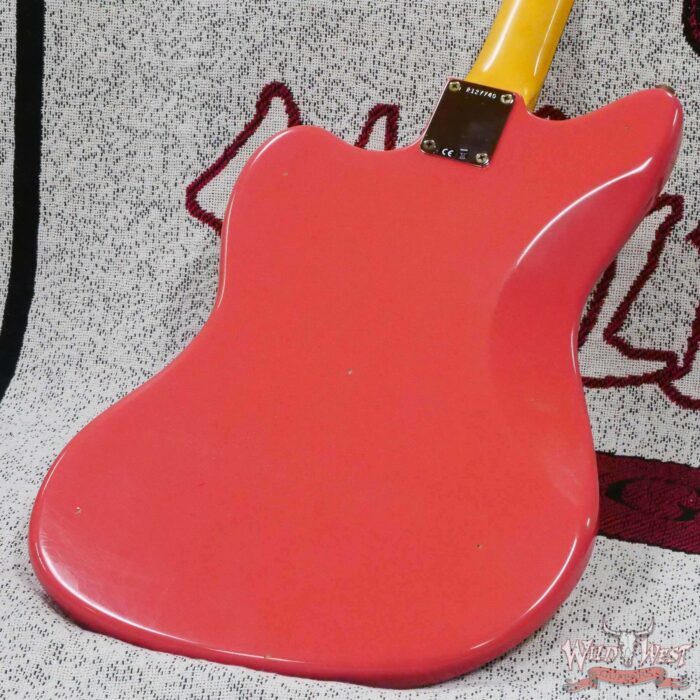 Fender Custom Shop Time Machine 1962 Jazzmaster Hand-Wound Journeyman Relic Super Faded Aged Fiesta Red - Image 11