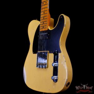 Fender Custom Shop Limited Edition 1951 Telecaster HS Relic Aged Nocaster Blonde 7.10 LBS - Image 2