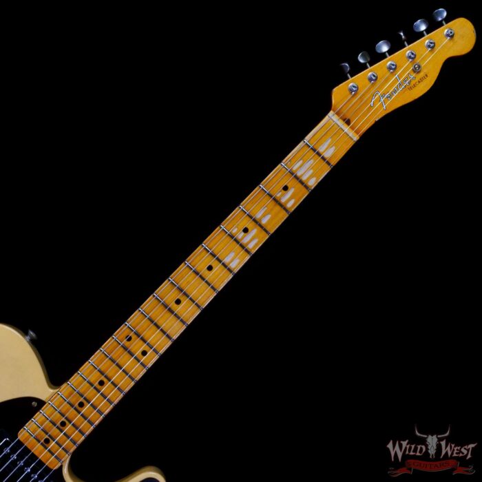 Fender Custom Shop Limited Edition 1951 Telecaster HS Relic Aged Nocaster Blonde 7.10 LBS - Image 4