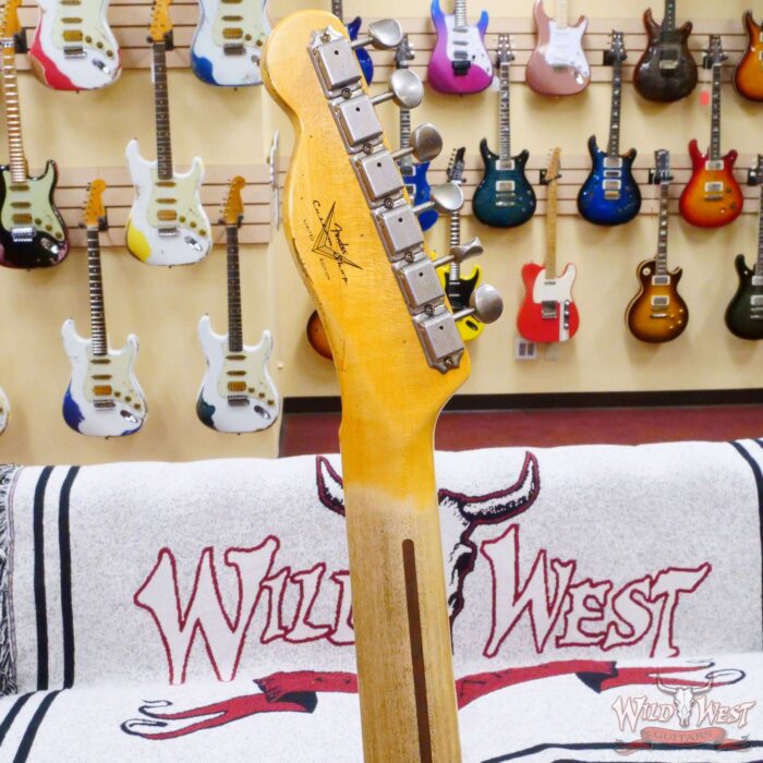 Fender Custom Shop Limited Edition 50’s Thinline Telecaster Relic Pink Paisley 6.20 LBS - Image 11