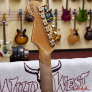 Fender Custom Shop Wild West Guitars 25th Anniversary 1960 Stratocaster Hardtail Madagascar Rosewood Fretboard Heavy Relic Vinatge White 6.95 LBS - Image 11