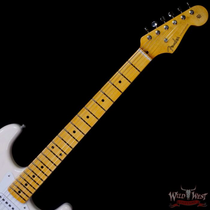 Fender Custom Shop Vintage Custom ‘55 1955 Hardtail Stratocaster Time Capsule Package Aged White Blonde - Image 4