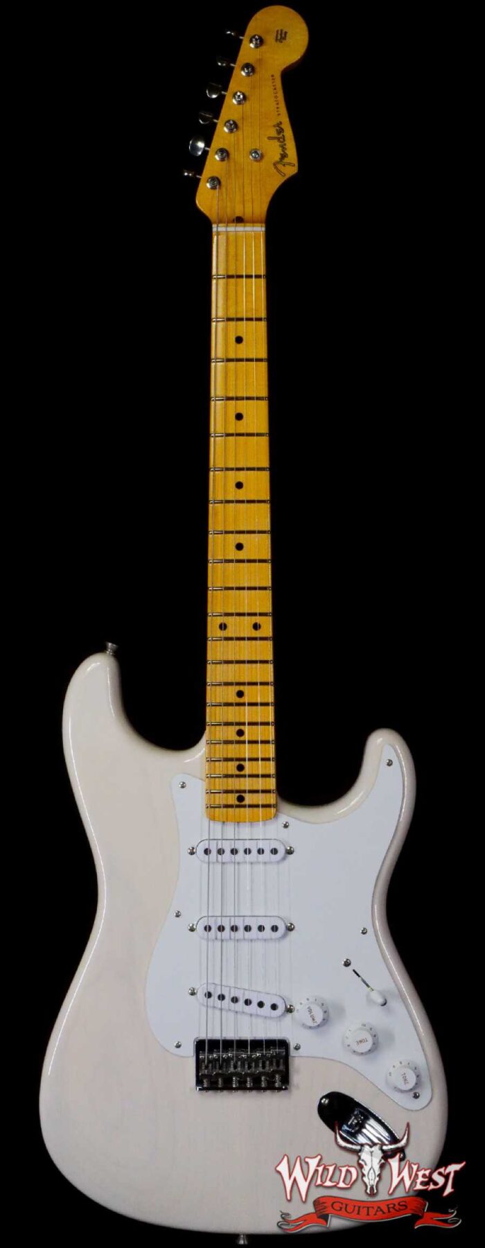 Fender Custom Shop Vintage Custom ‘55 1955 Hardtail Stratocaster Time Capsule Package Aged White Blonde - Image 1
