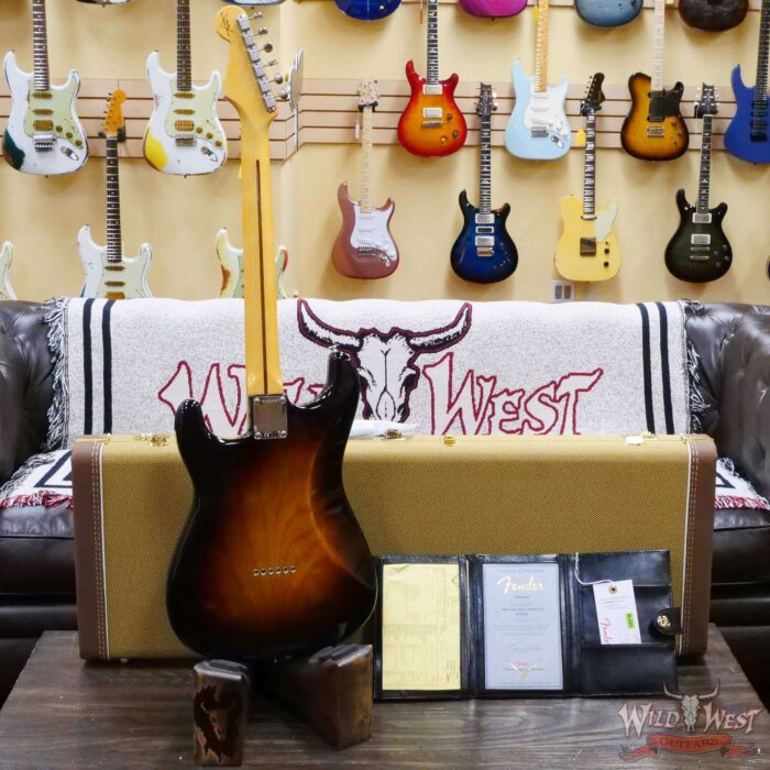 Fender Custom Shop Vintage Custom ‘55 1955 Hardtail Stratocaster Time Capsule Package Wide Fade 2 Tone Sunburst - Image 9
