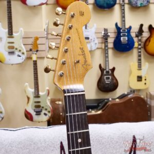 Fender Custom Shop Wild West Guitars 25th Anniversary 1960 Stratocaster Hardtail Madagascar Rosewood Fretboard Heavy Relic Lake Placid Blue 7.15 LBS - Image 7