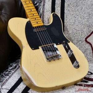 Fender Custom Shop 1951 Nocaster Ash Body Maple Neck Relic Faded Aged Nocaster Blonde 6.75 LBS - Image 8