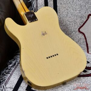 Fender Custom Shop 1951 Nocaster Ash Body Maple Neck Relic Faded Aged Nocaster Blonde 6.75 LBS - Image 13