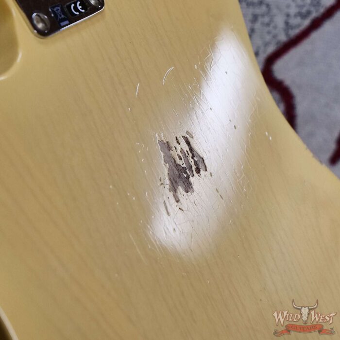 Fender Custom Shop 1951 Nocaster Ash Body Maple Neck Relic Faded Aged Nocaster Blonde 6.75 LBS - Image 14