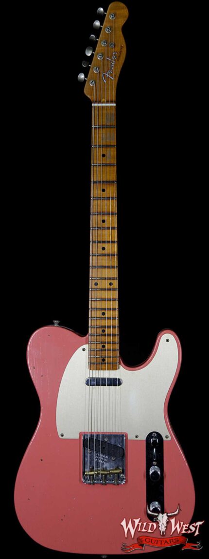 Fender Custom Shop 2017 Summer Event Limited Red Hot Roasted Roasted Telecaster Journeyman Relic Tahitian Coral