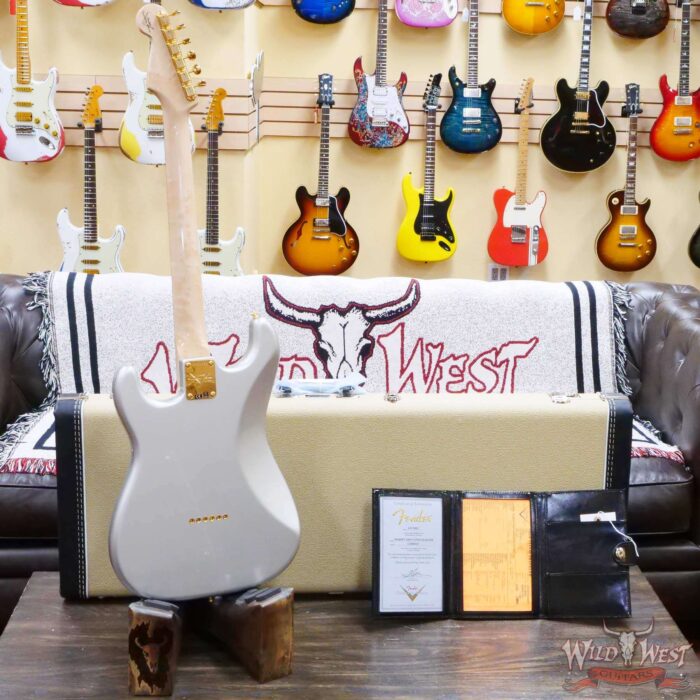 Fender Custom Shop Robert Cray Signature Stratocaster AA Birdseye Maple Neck Hardtail NOS Inca Silver - Image 9