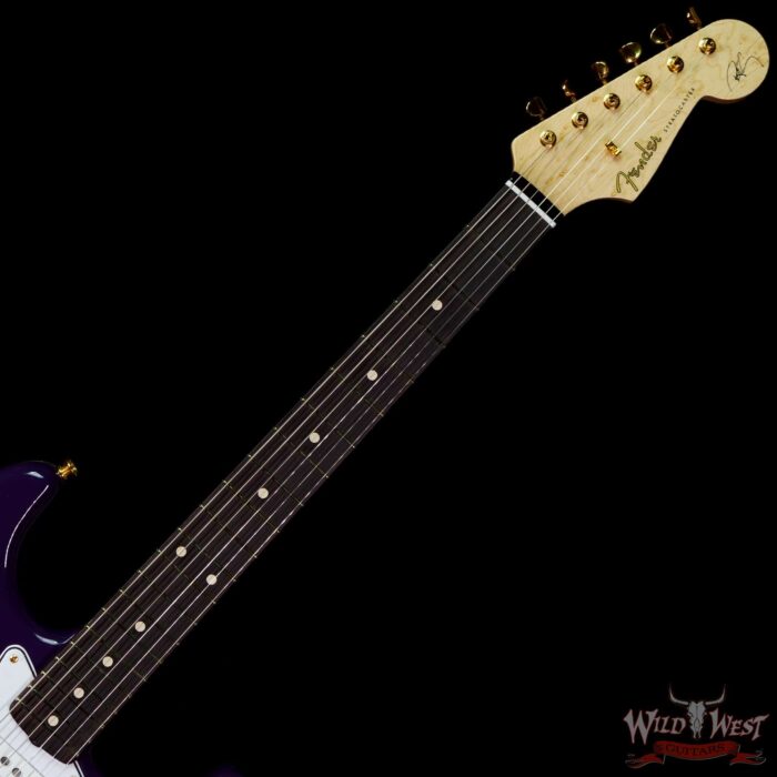 Fender Custom Shop Robert Cray Signature Stratocaster AA Birdseye Maple Neck Hardtail NOS Violet - Image 4