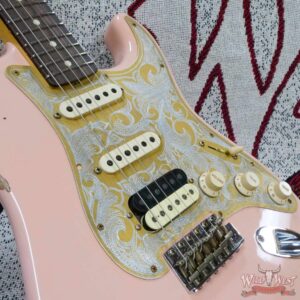 Fender Custom Shop Limited Edition Tyler Bryant “Pinky” Stratocaster HSS Relic Aged Shell Pink - Image 10
