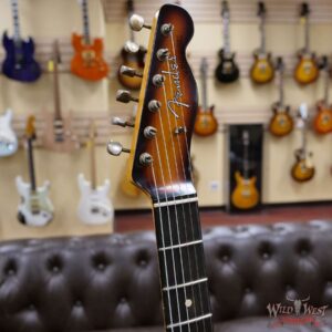 Fender Custom Shop TV Jones HH Telecaster Journeyman Relic Bigsby Okoume Body Ebony Fingerboard Matching Headstock 3Tone Sunburst - Image 7