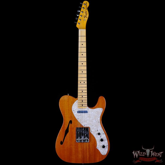 Fender Custom Shop Vintage Custom 1968 Telecaster Thinline Maple Fingerboard NOS Aged Natural - Image 3