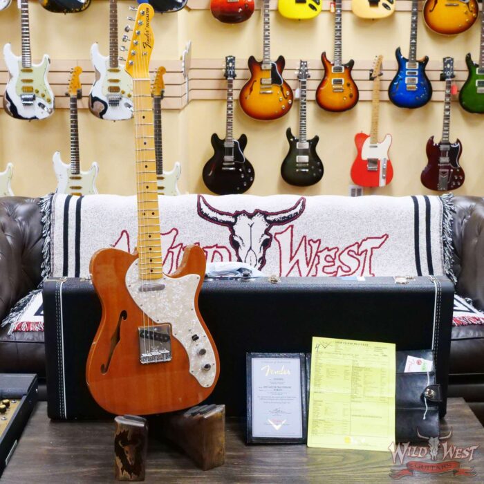 Fender Custom Shop Vintage Custom 1968 Telecaster Thinline Maple Fingerboard NOS Aged Natural - Image 6